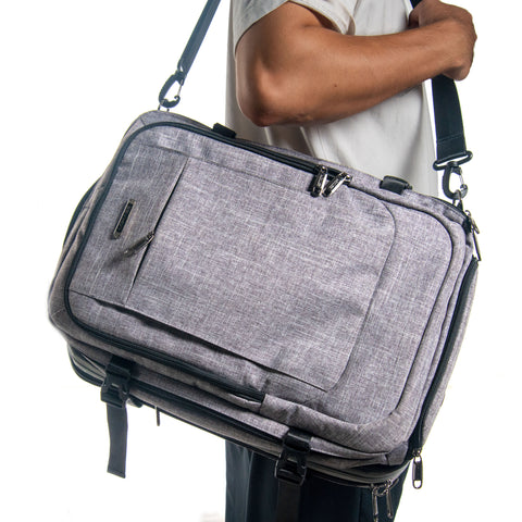 LOKASS—Business & Travel Backpacks for All Your Storage Needs(Gray)