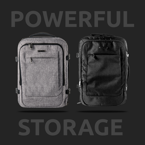 LOKASS—Business & Travel Backpacks for All Your Storage Needs(Gray)